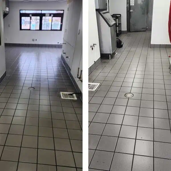 tile cleaning before and after